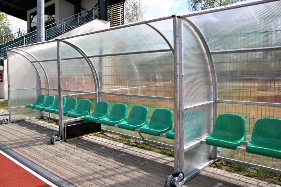 Pārvietojamas futbola tribīnes